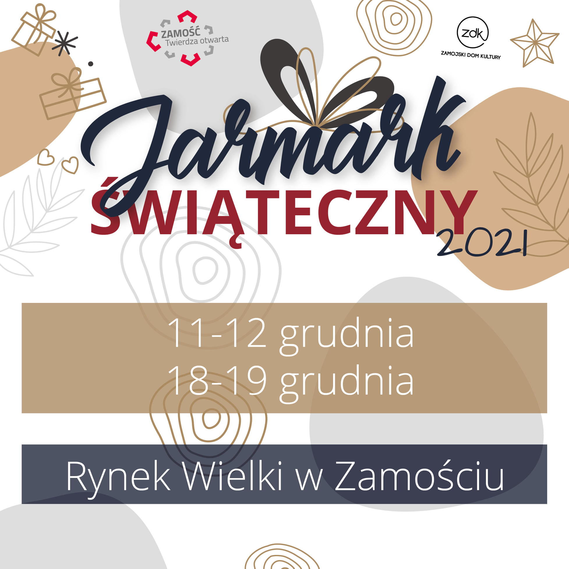 jarmark swiateczny w zamosciu