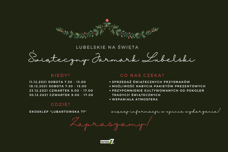 swiateczny Jarmark Lubelski lubartowska 77