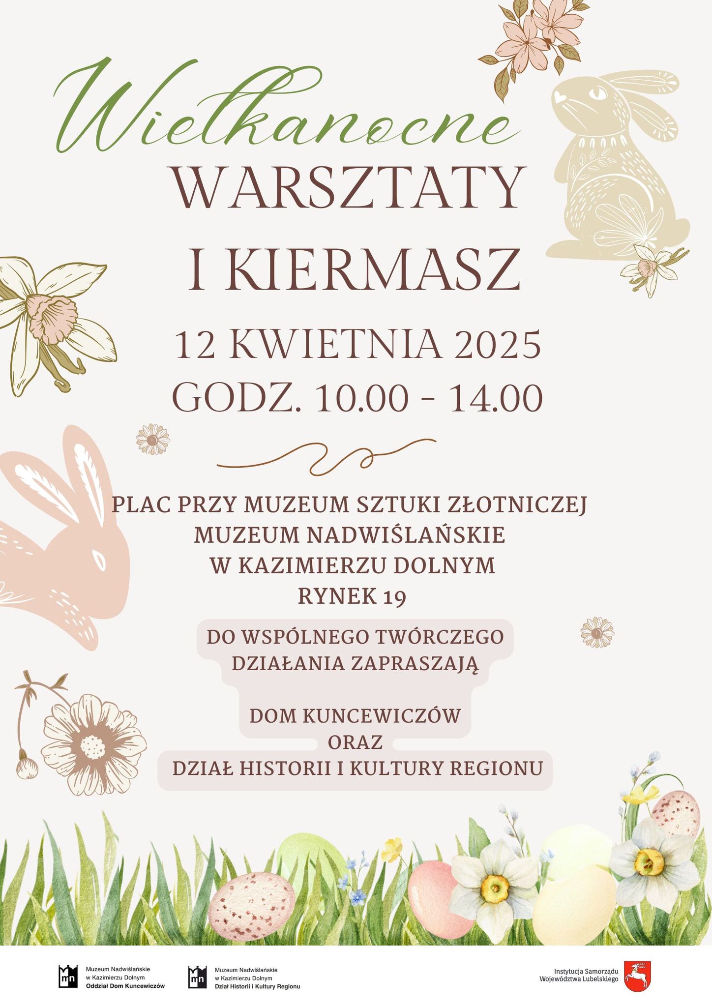 2025 04 12 Kazimierz Dolny Warsztaty i Kiermasz Wielkanocny Muzeum Nadwislańskie