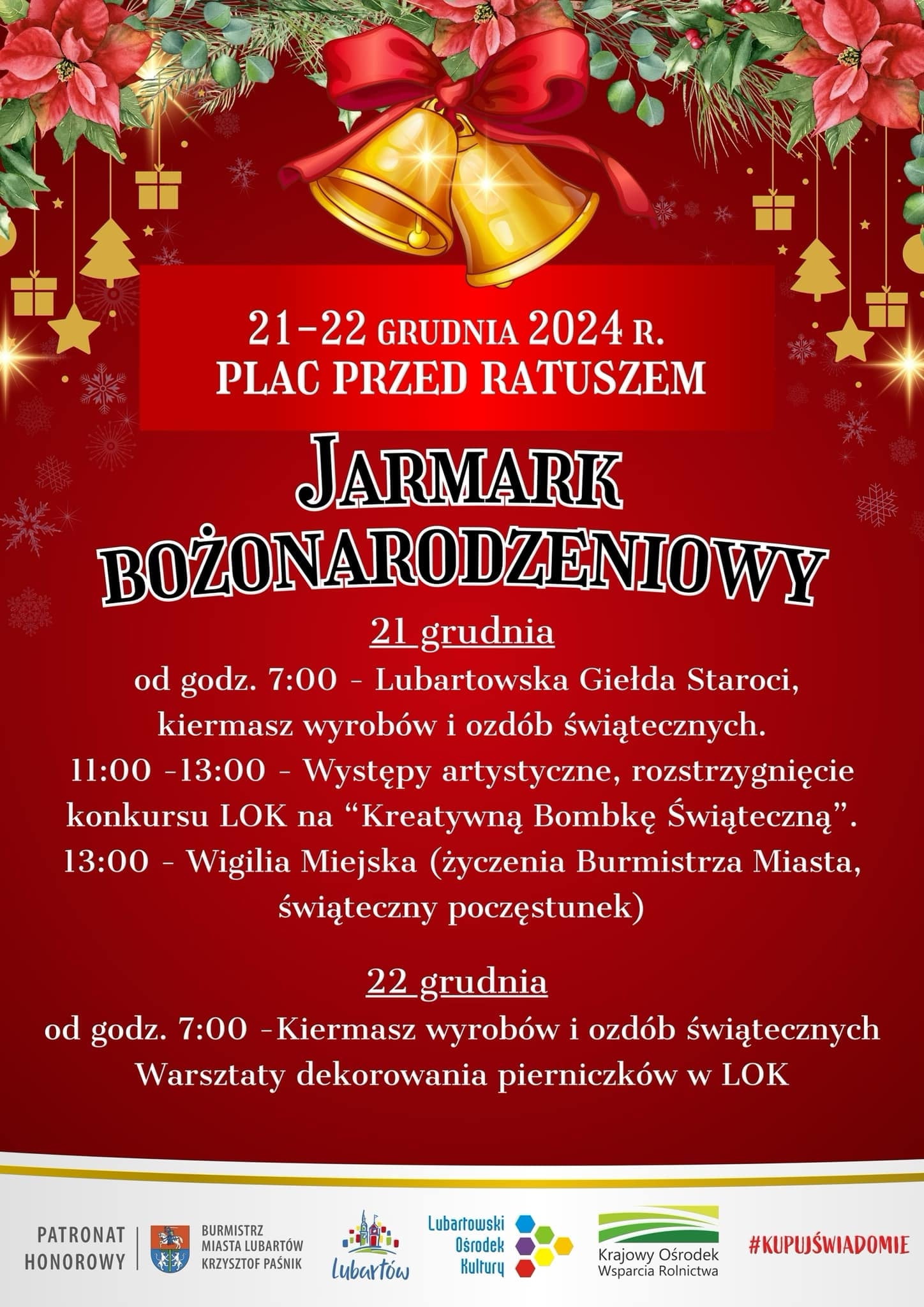2024 12 21 22 Jarmark Bozonarodzeniowy Lubartow grafika