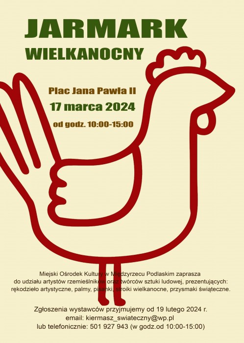 2024 03 17 Jarmark Wielkanocny Miedzyrzec Podlaski